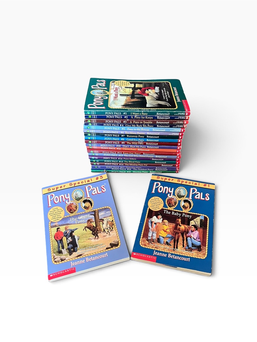 Pony Pals Paperback Books Set Volumes 1-20 +2 Super Special Jeanne Betancourt